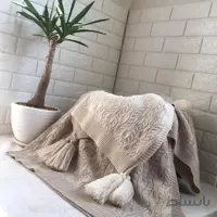 شال مبل کرم شیری طرح گندم