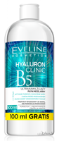 محلول پاک کننده صورت میسلار واتر اولاین EVELINE مدل HYALURON CLINIC