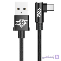 کابل تبدیل USB به TYPE-C برند بیسوس مدل MVP مناسب برای بازی