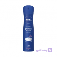 اسپری ضد تعریق زنانه 48 ساعته نیوآ مدل Protect & Care حجم 150 میل ا NIVEA Antiperspirant Protect & Care 48HR 150ml W