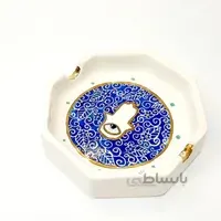 زیرسیگاری چشم نظر با لاستر طلا کد ۰۲