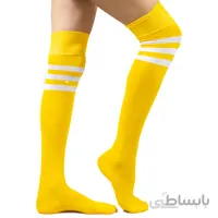 جوراب بالازانو سه خط زرد ماپاما