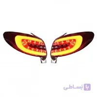 چراغ عقب (خطر) اسپرت 206 مدل 207 دودی