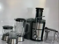 آبمیوه گیری چهار کاره اینوکس مدل NX-620