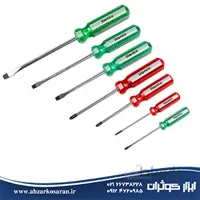 پیچ‌گوشتی کیفی 7 عددی ساعتی Ronix مدل RH-2702 ا Quality 7-piece Ronix screwdriver model RH-2702