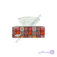 دستمال كاغذی جعبه ای تکلان 300 برگ (150 برگ دولا)- کارتن 36 عددی