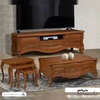 ست میز جلومبلی عسلی والینور