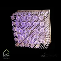 لوستر کریستال سقفی مربع 90cm