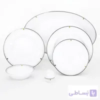 سرویس چینی ۲۸ پارچه چینی زرین سری ایتالیا اف مدل اپرا