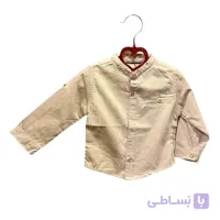 پیراهن کتان نخ پسرانه صورتی
