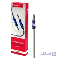 کابل TSCO TC92 AUX 1m با روکش فلزی - قرمز