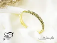 دستبند النگویی البرنادو زنانه دانه های بزرگ و کوچیک