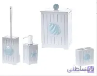 ست سرویس بهداشتی 6 پارچه کنتراست مدل 7126