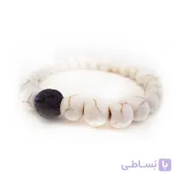 دستبند دخترانه سنگ با گوی لاوا ا Girl rock bracelet with lava ball