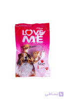 تشویقی سگ بالغ لاومی طرح دامبل دورپیچ مرغ ۶۰ گرمی | Love Me Dog Treatment with Dumbells Chicken Breast
