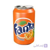 نوشابه فانتا 330 میلی لیتری در بسته بندی 24 عددی ا orange fizzy drinks can 330ml