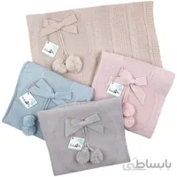 پتو بافت نوزاد بی بی فورلایف Baby for life طرح پاپیون