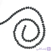 سنگ کریستال تراش خورده سایز 8 رنگ مشکی