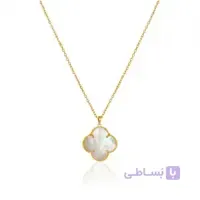 آویز طلا زنانه طرح ونکلیف با صدف کد XP226