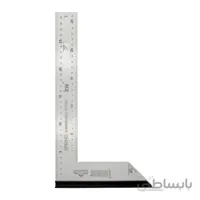گونیا لبه دار 45 درجه دو تکه KW سفید 30 سانتی‌متر