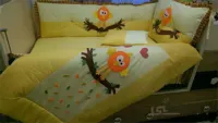 تشک و ضربه گیر نوزاد طرح جوجه ا Mattresses and bumpers, baby plan lady