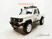 ماشین پلاستیکی تویوتا لندکروزر (NATIONAL GEOGRAPHIC) سفید