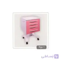 روتور 4 کشو MDF با پایه پروانه ای برجسته و دستگیره فلزی RGX1