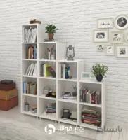 قفسه کتاب چوبی (MDF)