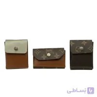 جلد کارت دکمه دار چرم مصنوعی