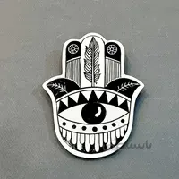 عود سوز یا آویز حمسا مشکی کد ۰۴
