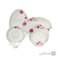 سرویس چینی ۲۸ پارچه چینی زرین سری ایتالیا اف مدل کردوبا