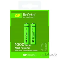 باتری نیم قلمی قابل شارژ جی پی مدل ReCyko Plus 950 بسته دو عددی