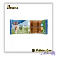 تشویقی سگ تریکسی مدل Chicken bars وزن 60 گرم