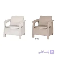 صندلی حصیری باغی