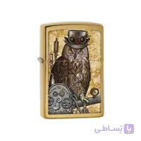 فندک زیپو Steampunk Owl کد 204B