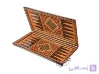تخته نرد و صفحه شطرنج خاتم کاری