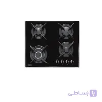 اجاق گاز ۴ شعله شیشه‌ای کن مدل IG-6401 ا Can Gas Hob model IG-6401