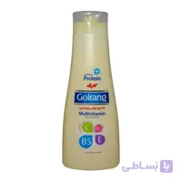 شامپو ویتامینه و پروتئینه موهای معمولی و چرب گلرنگ - 900 گرمی ا Golrang multi vitamine Plus Protein Oily Hair Shampoo 900g