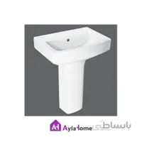 روشویی پایه دار چینی کرد مدل دافنه 60 درجه یک