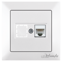 پریز شبکه تکی cat5 multusan