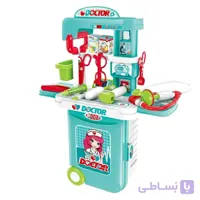 ست دکتری چمدانی سفید سبز