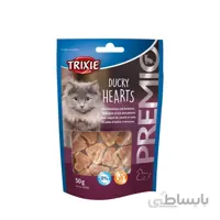تشویقی قلبی گربه تریکسی با طعم اردک TRIXIE Premio Ducky Hearts