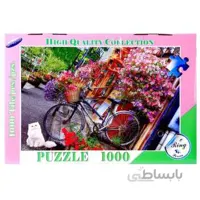 پازل 1000 تکه ترنم طرح گربه و دوچرخه