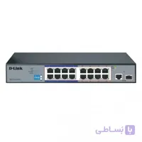سوئیچ 16 پورت دی لینک DES-F1016P-E