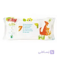 دستمال مرطوب درب دار 80 عددی نابی Nuby