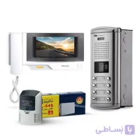 پکیج کامل آیفون تصویری مانیتور 7 اینچ مدل 3070 و پنل سپهر تابا الکترونیک