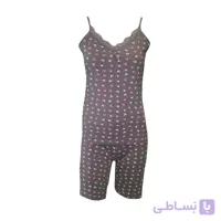 ست تاپ و شلوارک زنانه میسپل طرح اردک کد 129