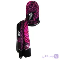 شال زنانه سنتی کردستان طرح ترنج رنگ سرخابی