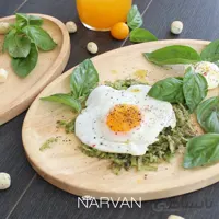 بشقاب چوبی بیضی نارون کوچک R2419