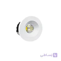 چراغ توکار چشمی ۳ وات دایره ای پارس شعاع توس